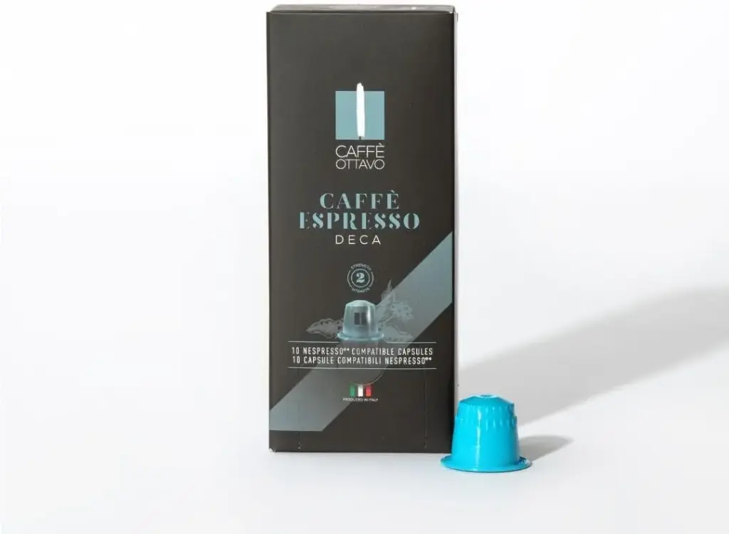 Café Ottavo - Déca (Capsules compatible Nespresso) 10u.